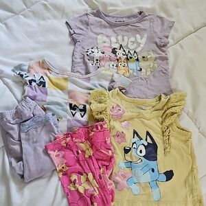 BOGO🎀Colorful Kids' T-Shirt and Leggings Set